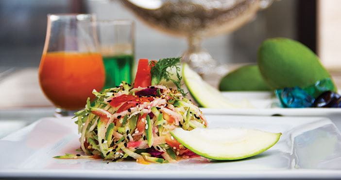 Green Mango-Papaya Salad