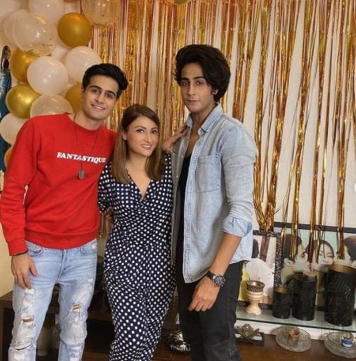 Urvashi Dholakia With Her Twin Sons