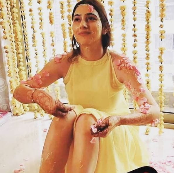 Disha Parmar's Haldi Ceremony