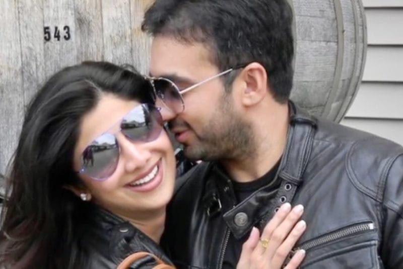 Raj Kundra and Shilpa Shetty