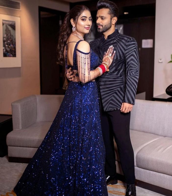 Rahul Vaidya and Disha Parmar Grand Reception