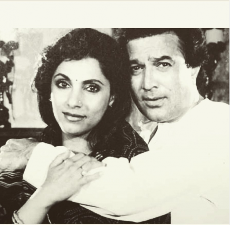 Dimple Kapadia and Rajesh Khanna