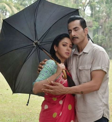 Rupali Ganguly and Sudhanshu Pandey