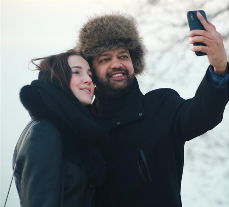 Rahul Mahajan and Natalya Ilina