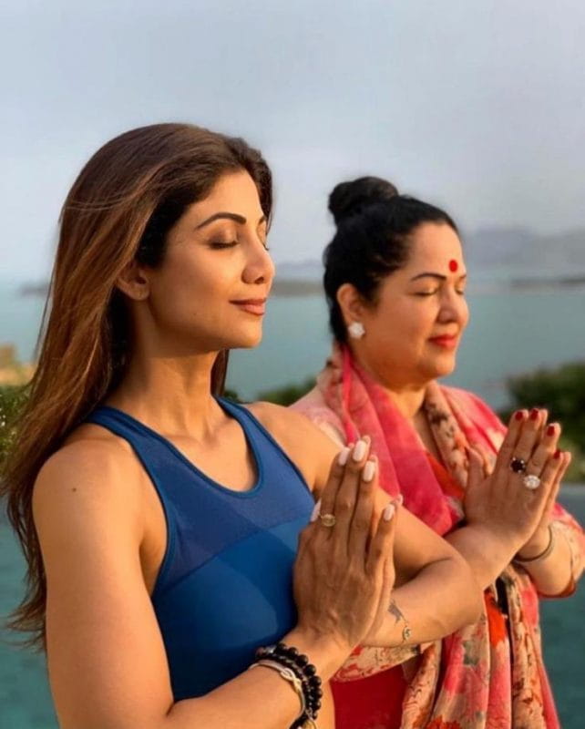 Shilpa Shetty and Sunanda Shetty