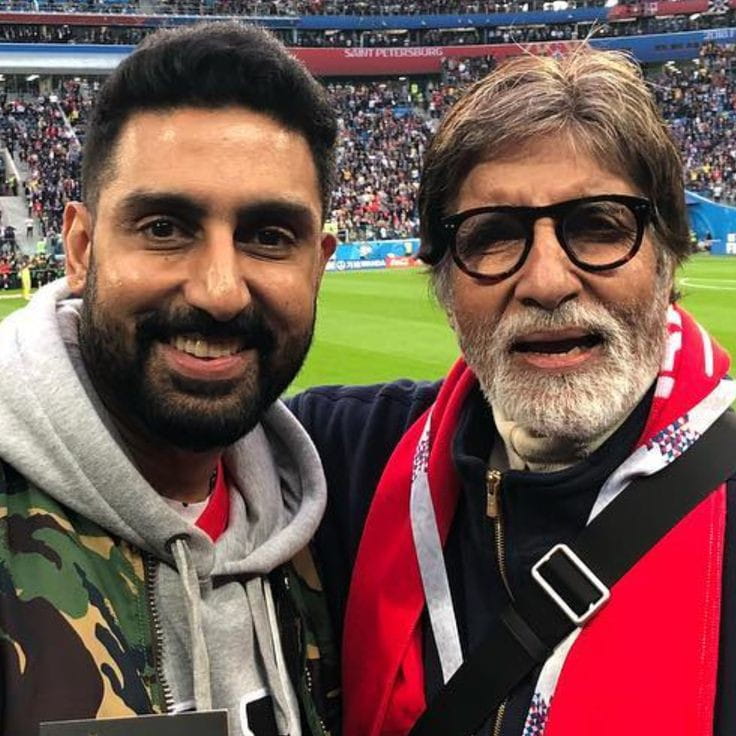 Abhishek Bachchan and Amitabh Bachchan