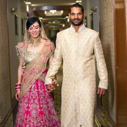 Shikhar Dhawan and Aesha