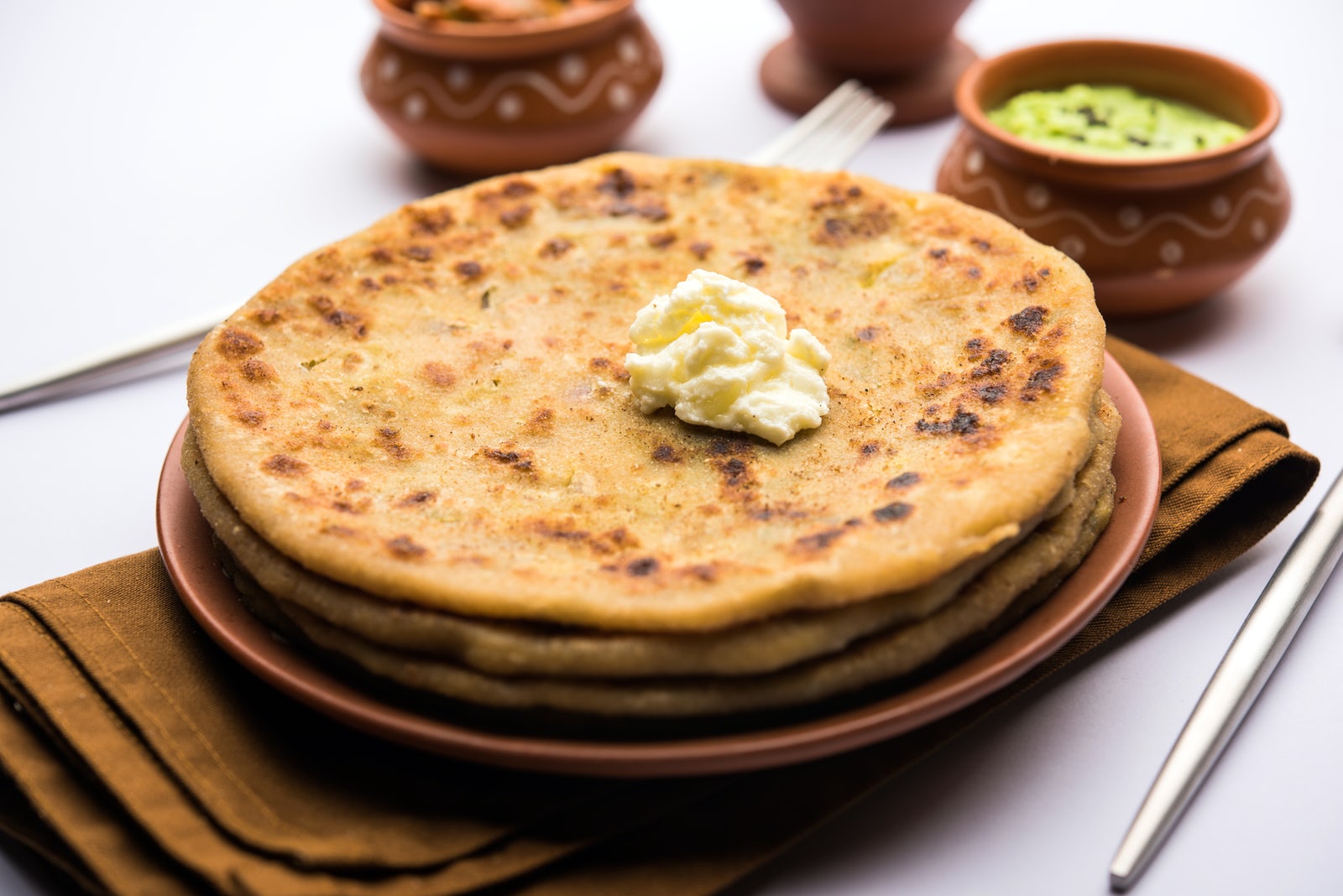 Cheesy-Onion Parantha