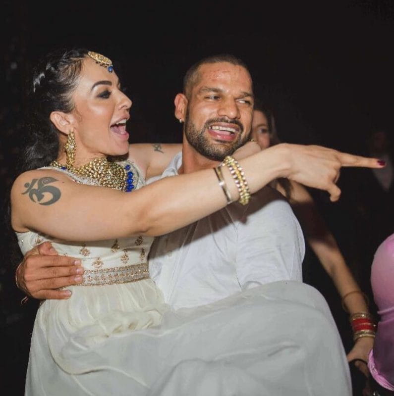 Shikhar Dhawan and Aesha