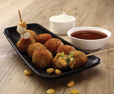 Corn-Paneer-Suji Balls