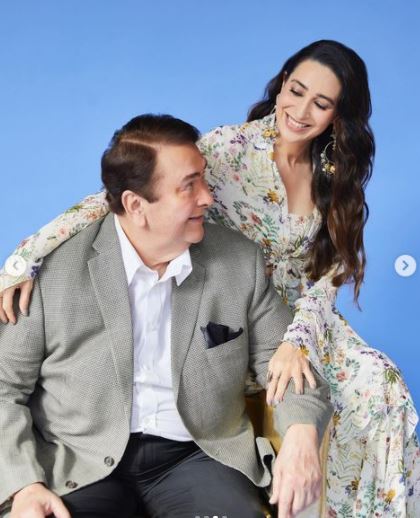 Randhir Kapoor and Karishma Kapoor