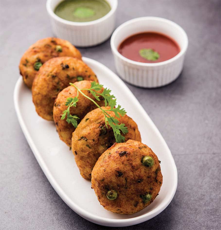 Beetroot Chickpea Tikki