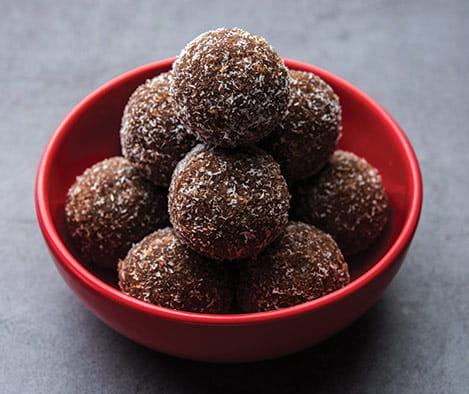 Chocolate Coconut Laddoo