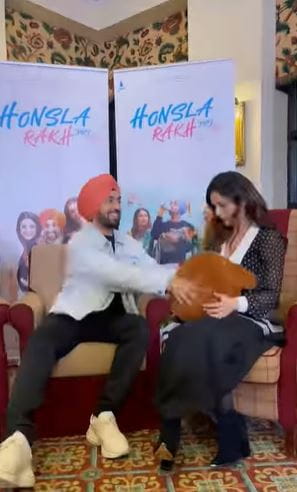 Diljit Dosanjh With Shehnaaz Gil