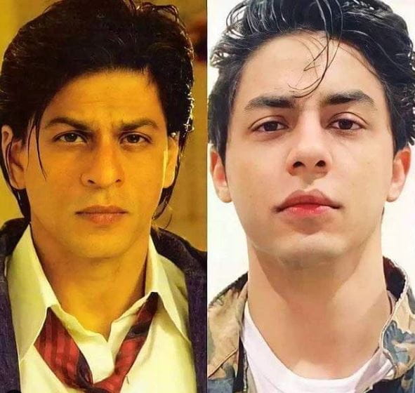 Aryan Khan and Shahrukh Khan