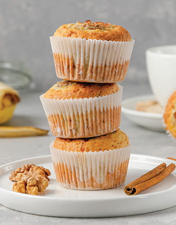 Banana Walnut Muffins