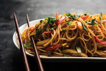 Vegetable Hakka Noodles