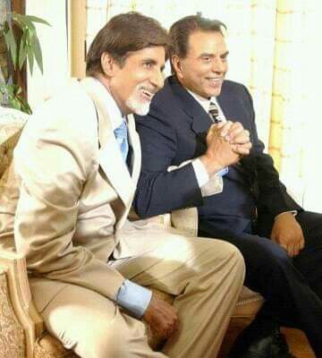 Amitabh Bachchan and Dharmendra
