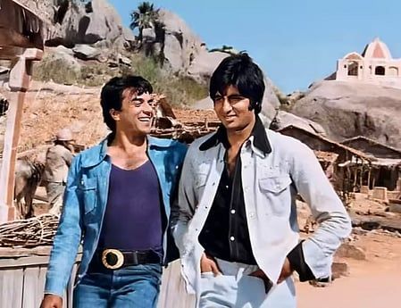 Amitabh Bachchan and Dharmendra