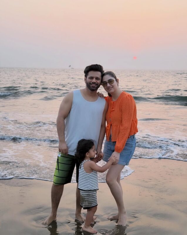 Rahul Vaidya and Disha Parmar Daughter Navya
