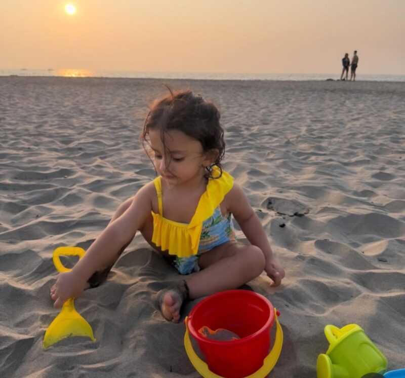 Rahul Vaidya and Disha Parmar Daughter Navya