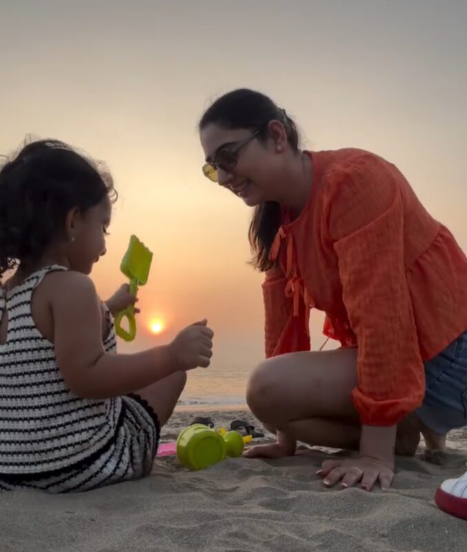 Rahul Vaidya and Disha Parmar Daughter Navya