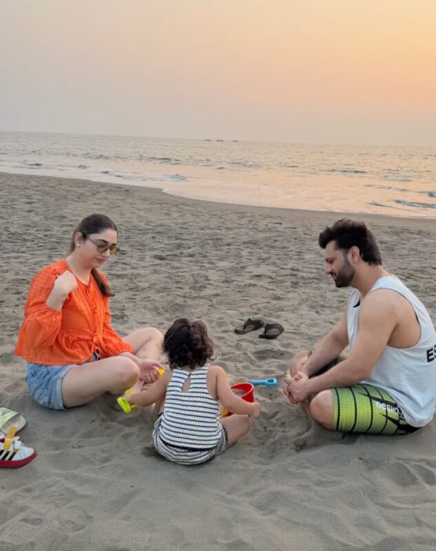 Rahul Vaidya and Disha Parmar Daughter Navya