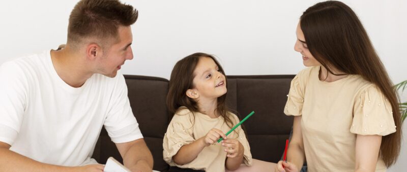 relationship language in front of children