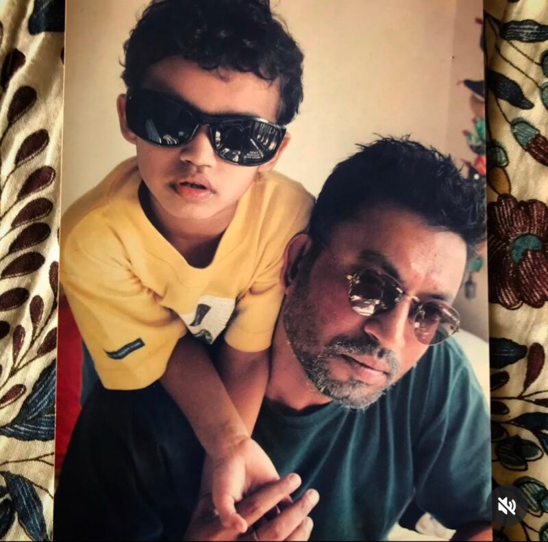 Babil Khan and Irrfan Khan