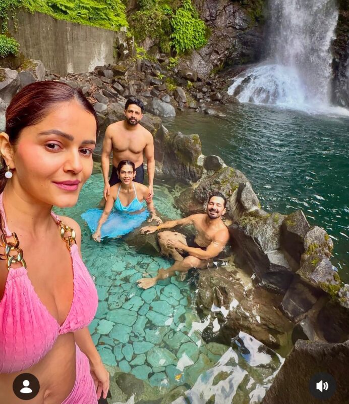 Rubina Dilaik In Bikini Dress