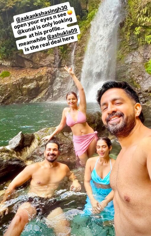 Rubina Dilaik In Bikini Dress