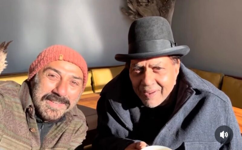 Sunny Deol and Dharmendra