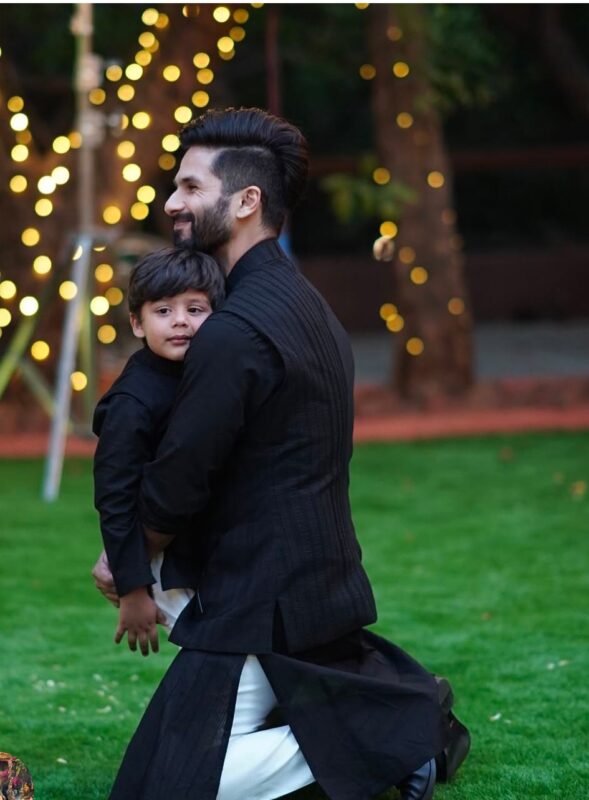 Shahid Kapoor With His Son Zain Kapoor