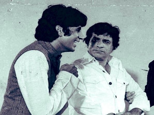 Amitabh with Kader Khan