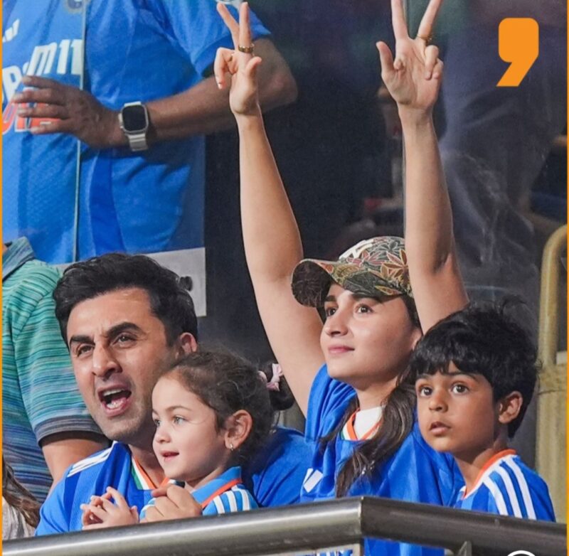 Alia & Ranbir with daughter