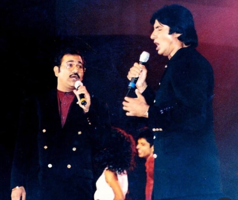 Sudesh Bhosle and Amitabh Bachchan