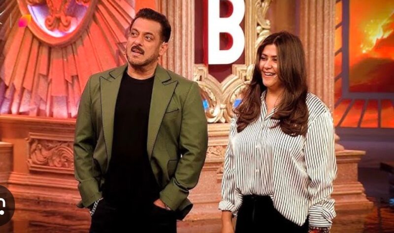Ekta Kapoor and Salman Khan