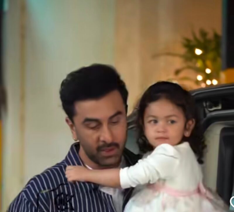 Ranbir Kapoor and daughter Raha