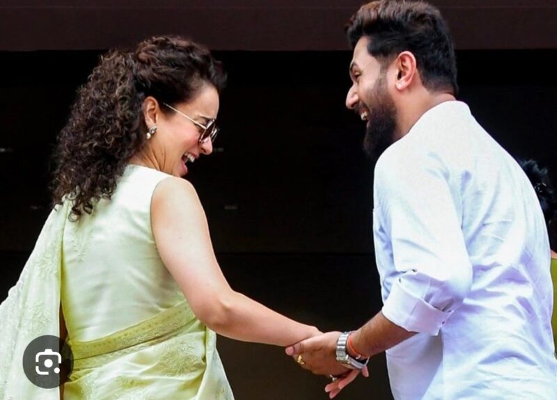 Kangana Ranaut and Chirag Paswan