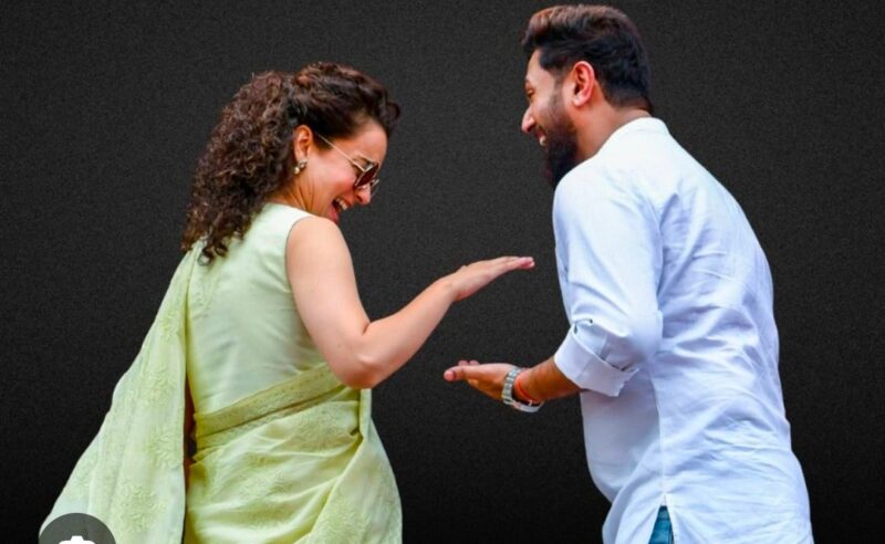 Kangana Ranaut and Chirag Paswan