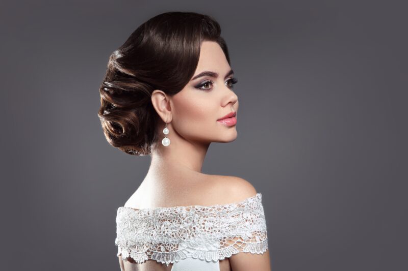 Trendy Bollywood Style Bridal Bun