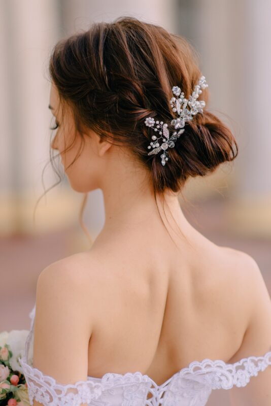 Trendy Bollywood Style Bridal Bun