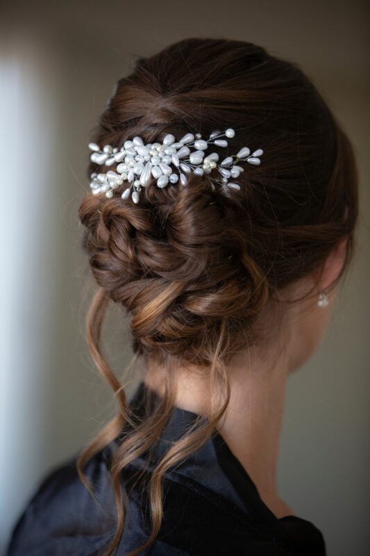 Trendy Bollywood Style Bridal Bun