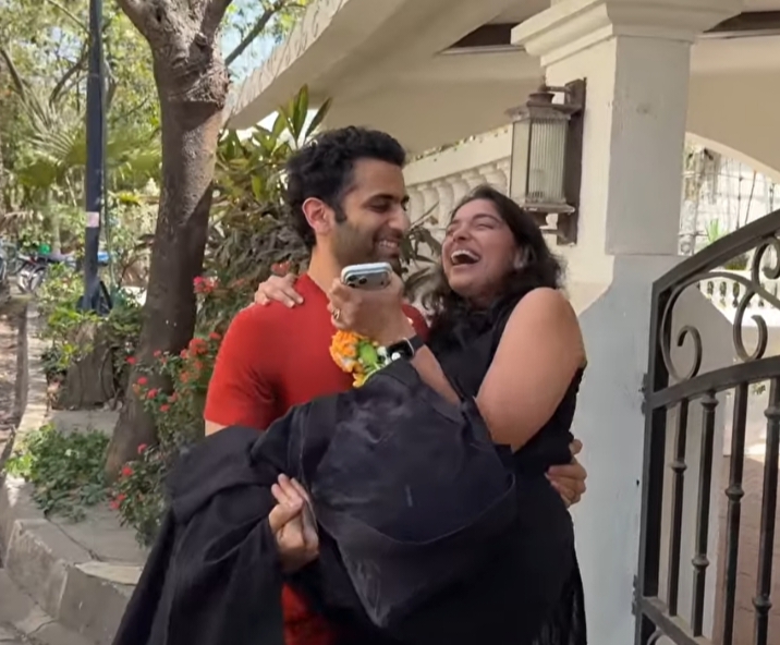 Archana Puran's Son Ayushmann with his fiancée