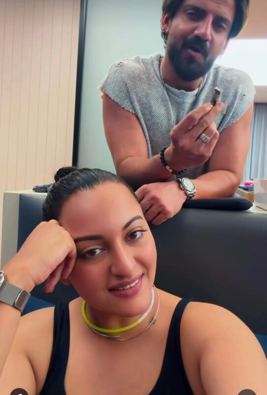 Zaheer Iqbal and Sonakshi Sinha