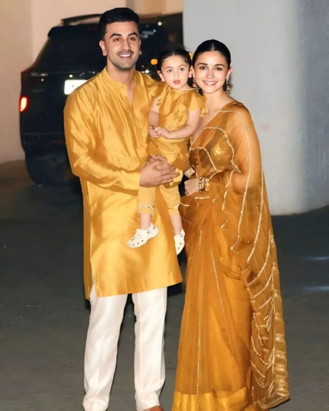 Alia Bhatt, Ranbir and Raha