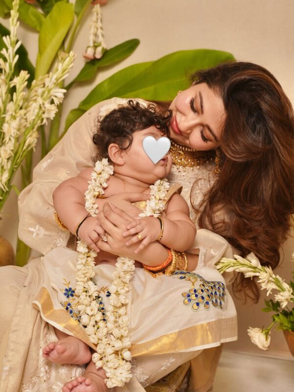 Sonarika Bhadoria and Annaprashan Pooja