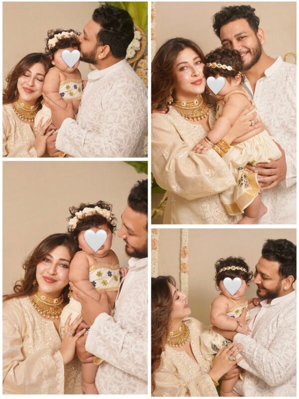 Sonarika Bhadoria and Annaprashan Pooja