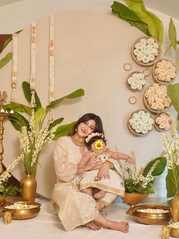 Sonarika Bhadoria and Annaprashan Pooja