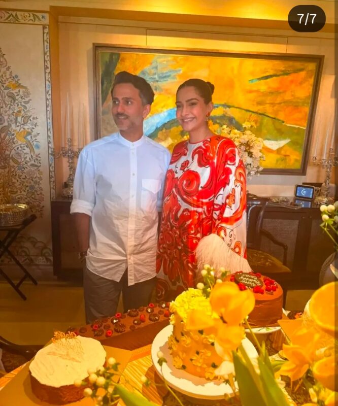 Anand Ahuja and Sonam Kapoor
